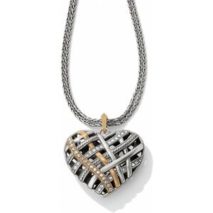 $118 NWTS! Brighton "Neptune's Rings Convertible Heart" Pendant! Still In Stores